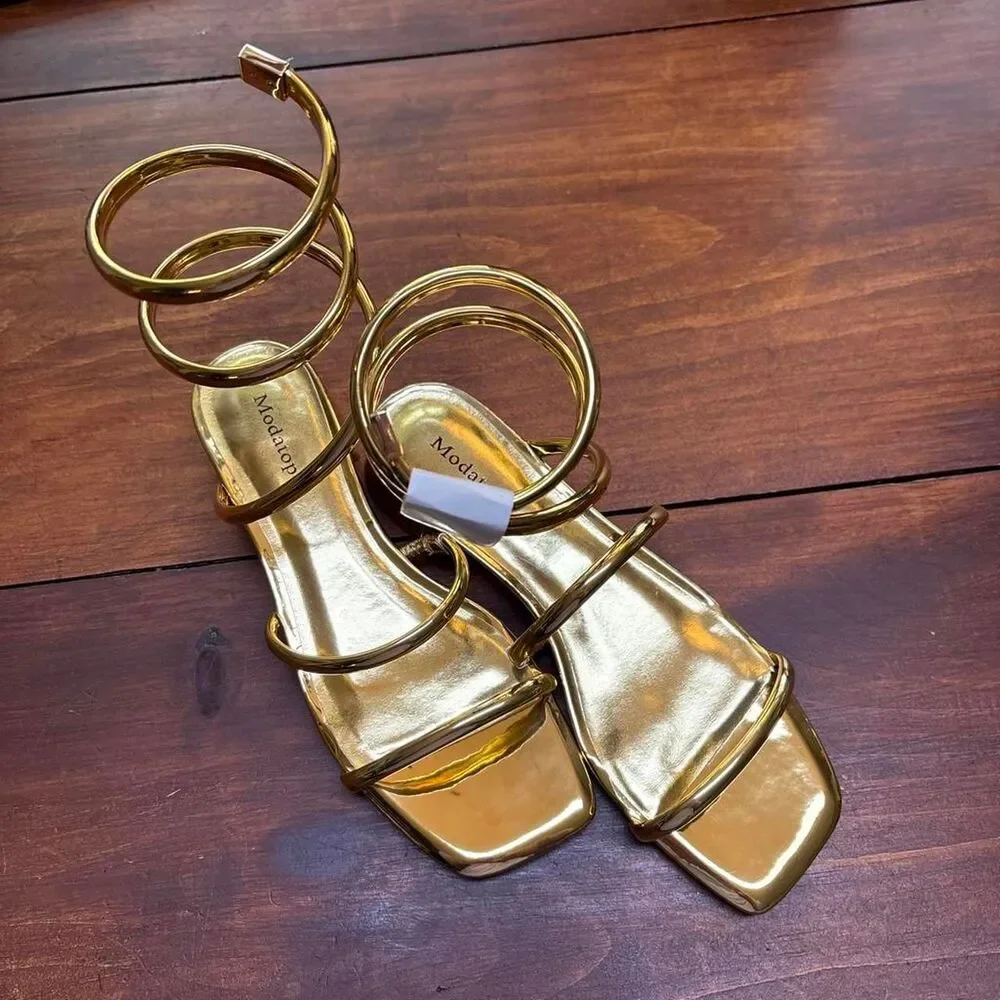Unbranded Women's Gold Sandals